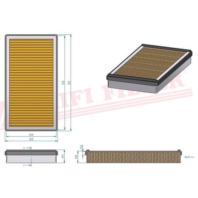 Filtre Habitacle SC 40065 Hifi Filter référence fournisseur HIFSC40065